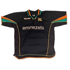 Kelme Venezia 2001-03 Home Soccer Jersey Emmezeta #3 Men's XL Black Vintage
